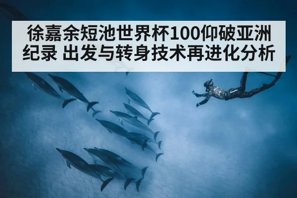 徐嘉余短池世界杯100仰破亚洲纪录 出发与转身技术再进化分析